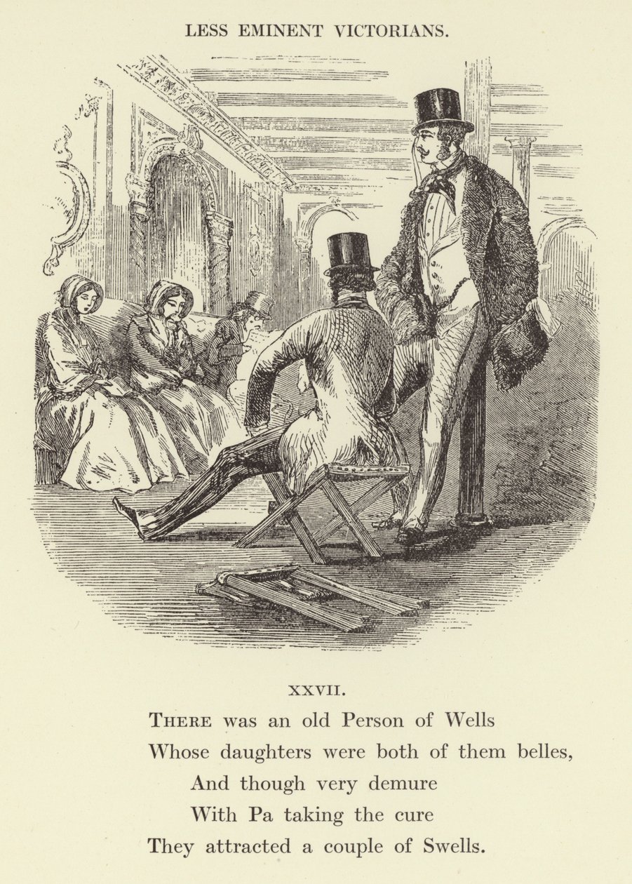 Il y avait une vieille Personne de Wells (gravure) - English School