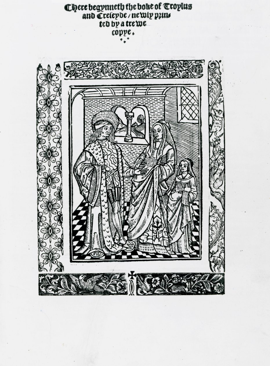Troylus et Creseyde par Geoffrey Chaucer - English School