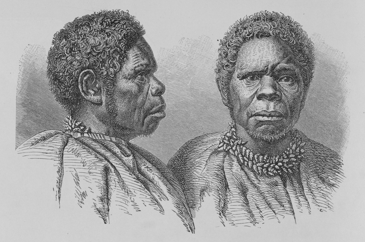Truganina, la dernière femme tasmanienne, de 