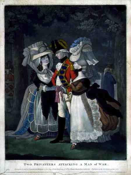 Deux corsaires attaquant un navire de guerre, publié par Carington Bowles - English School