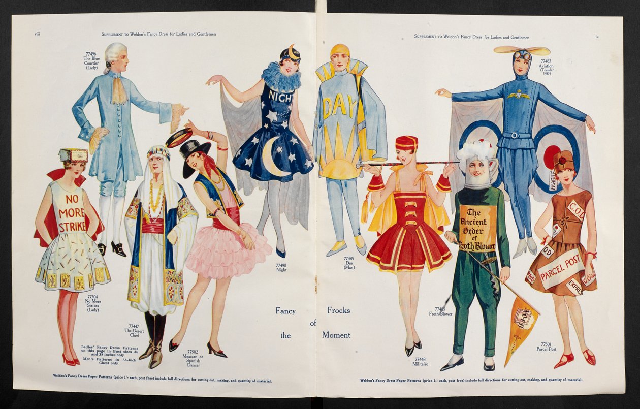 Divers costumes, de 