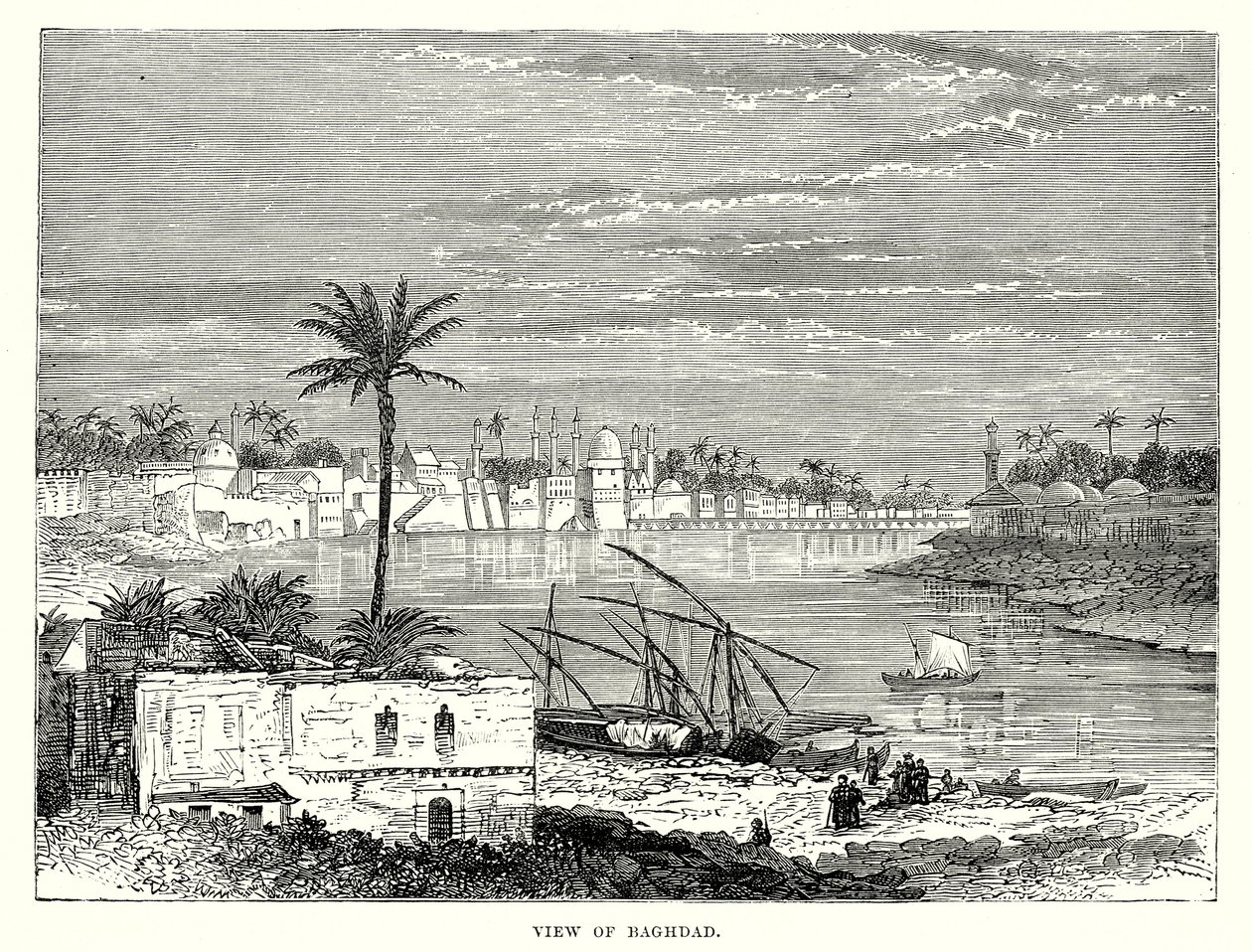 Vue de Bagdad (gravure) - English School
