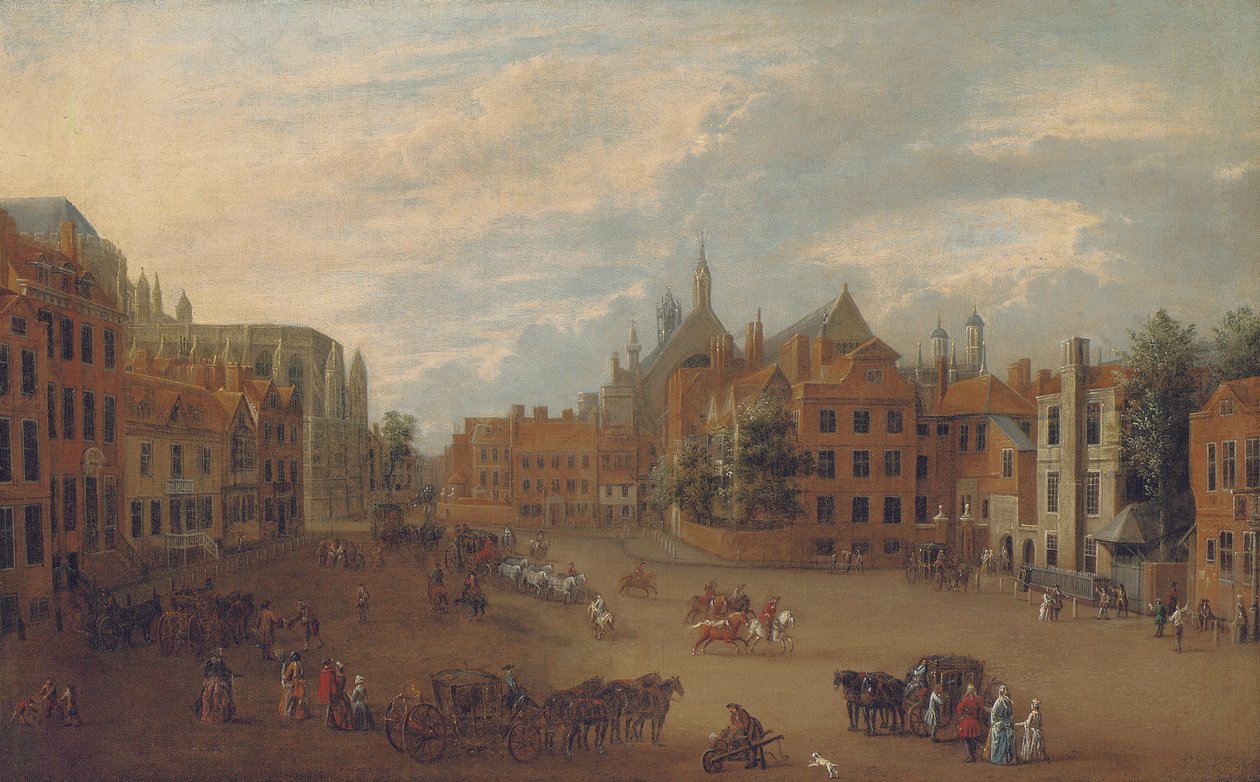 Vue de Old Palace Yard, Westminster, avec l