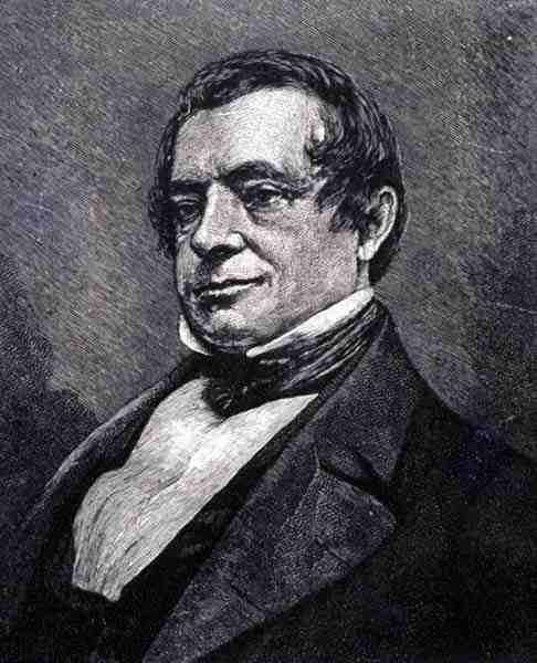 Washington Irving (1783-1859) (gravure) - English School