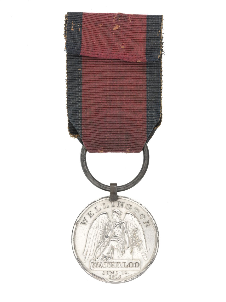 Médaille de Waterloo, une des deux médailles décernées au chirurgien William Jones - English School