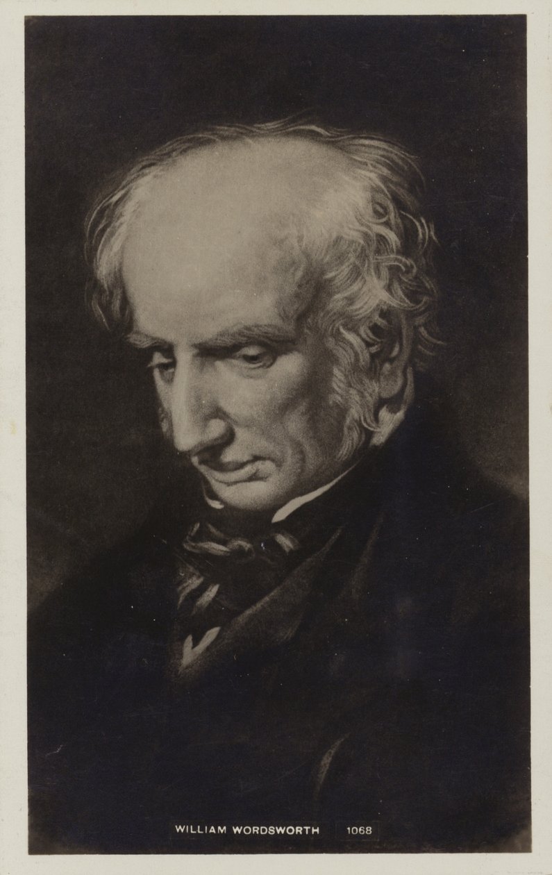 William Wordsworth (1770-1850), poète anglais (lithographie) - English School