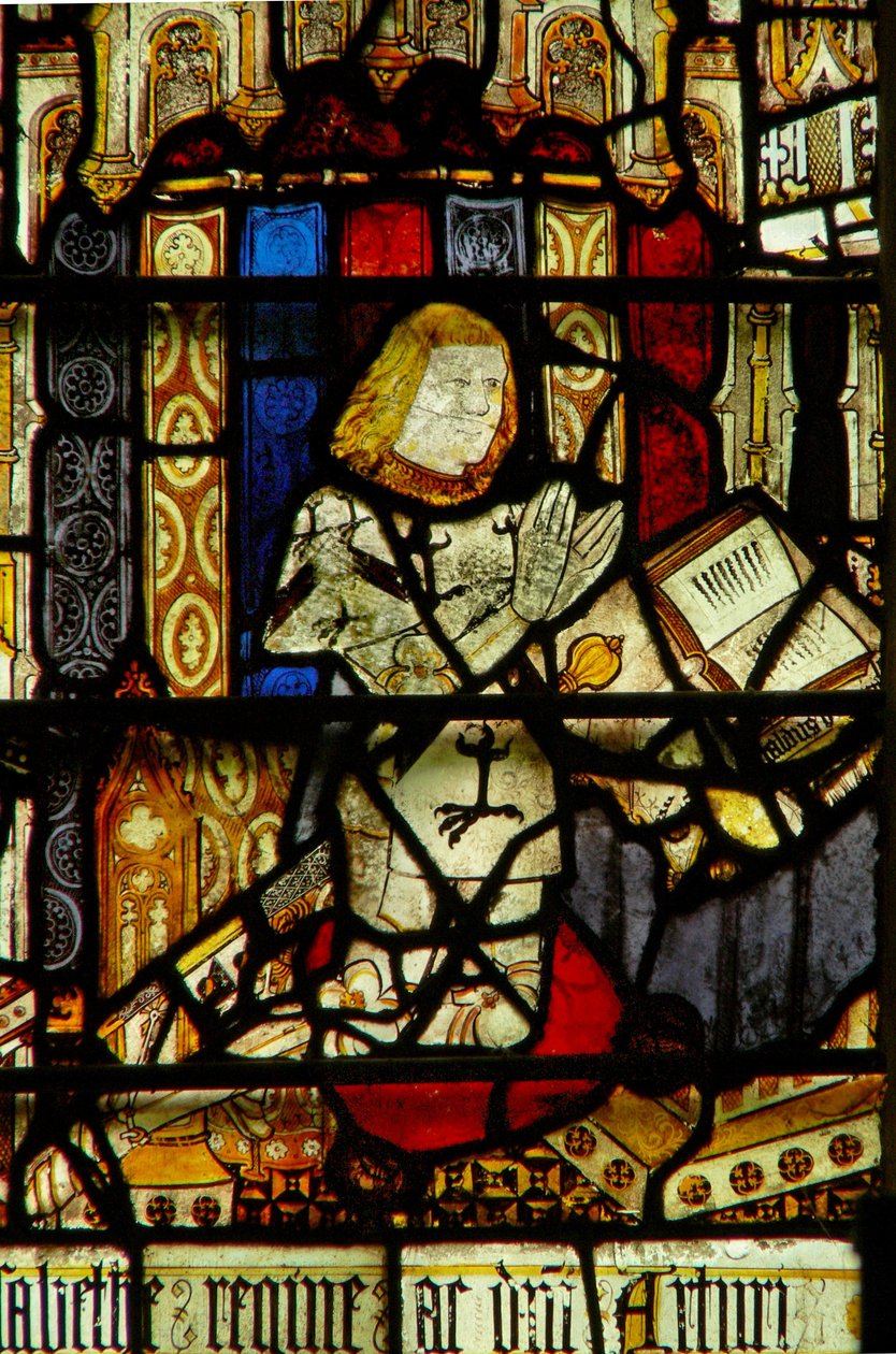 Fenêtre N5 représentant un donateur - Sir Reginald Grey - English School
