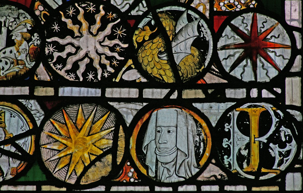 Fenêtre NW représentant des grotesques - English School