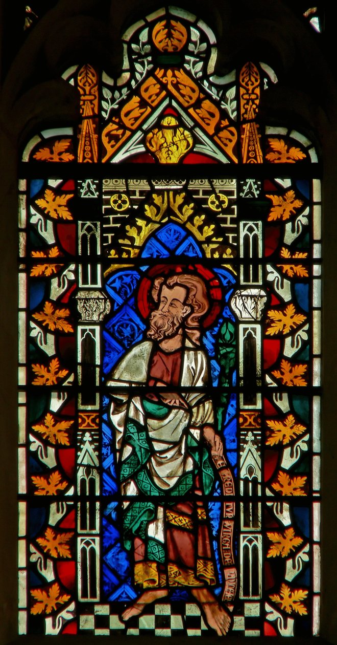 Vitrail représentant Moïse - English School