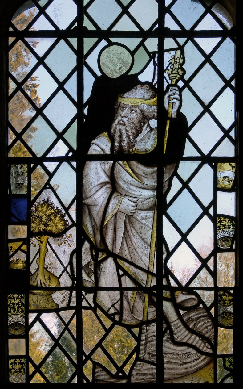 Fenêtre représentant Saint Christophe - English School