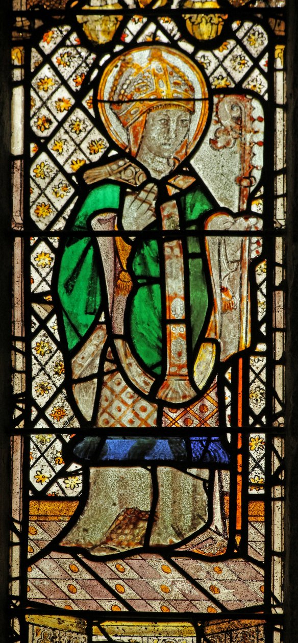 Fenêtre n4 représentant Saint Patrick - English School