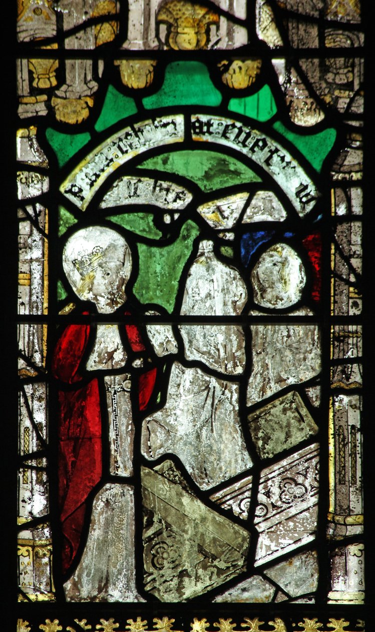 Fenêtre n°6 représentant Saint Georges : la Vierge Marie le ressuscite - English School