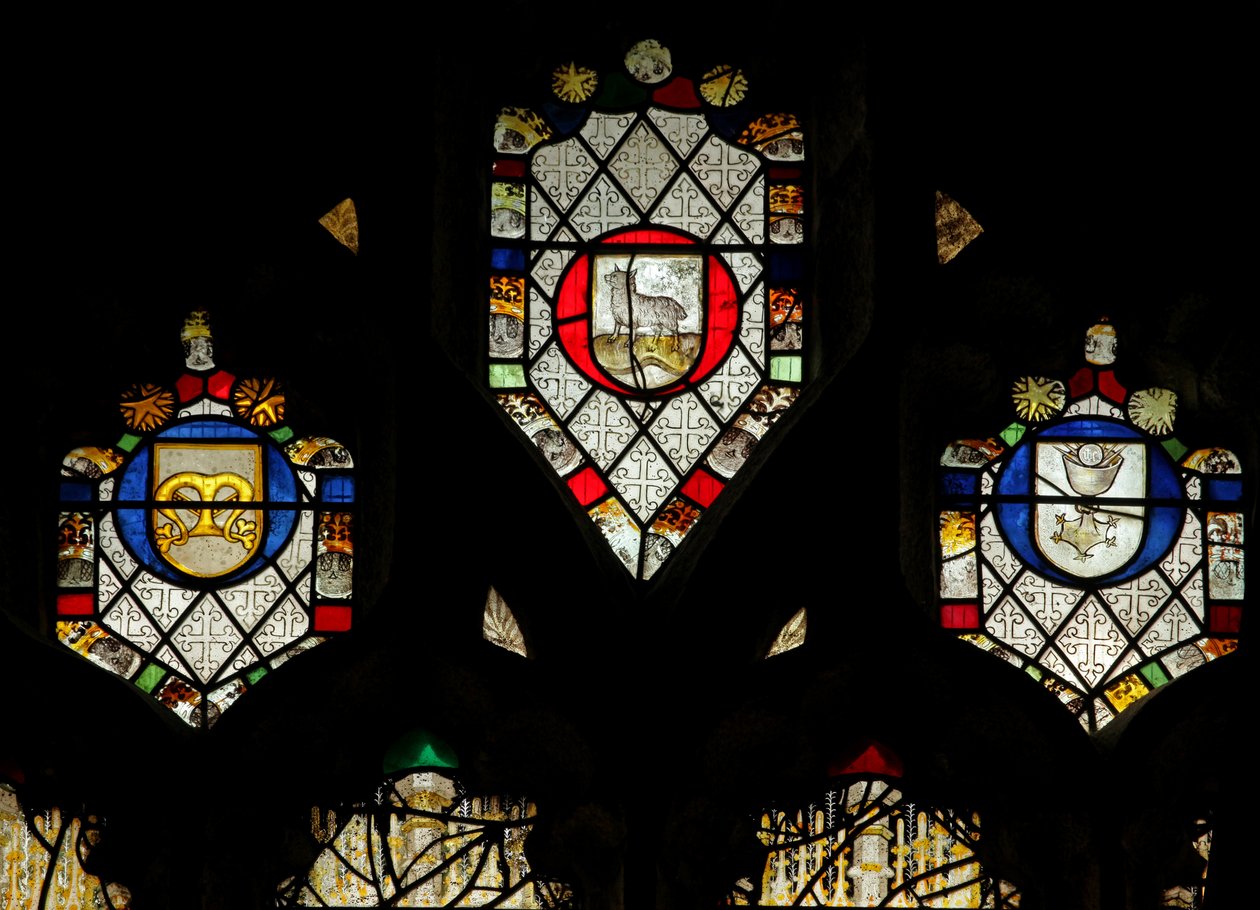 Fenêtre représentant des armoiries - English School