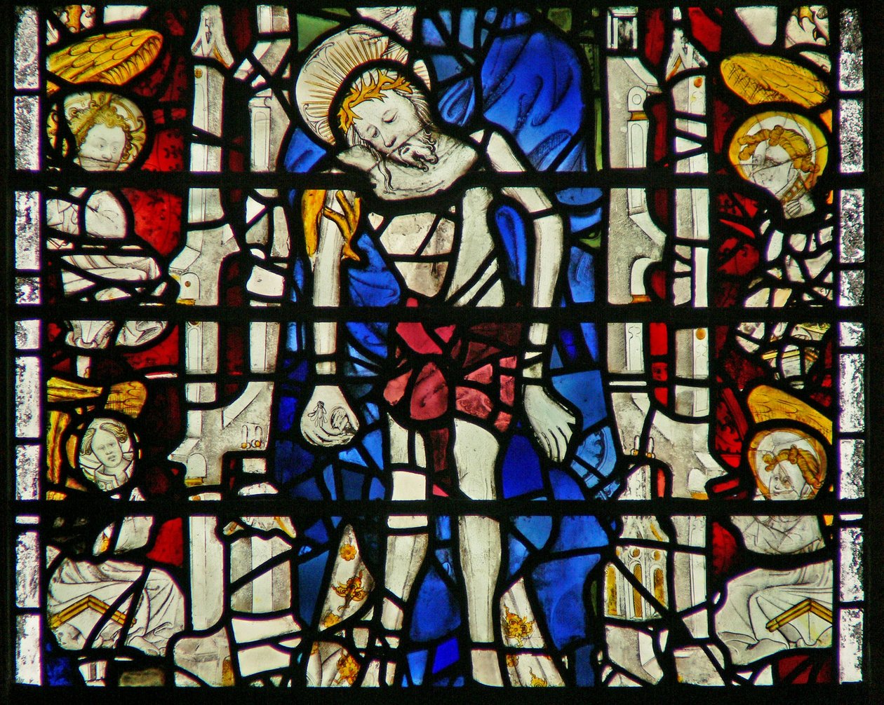 Fenêtre w12 représentant le Corpus Christi - English School