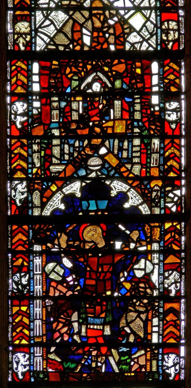 Fenêtre w39 représentant le martyre de Saint Éleuthère - English School