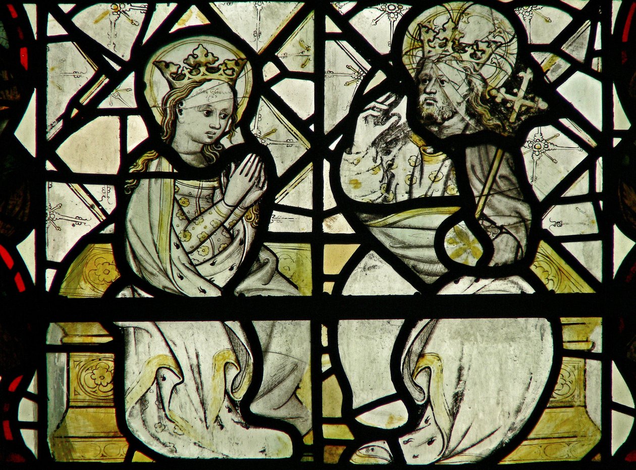 Le couronnement de la Vierge - English School