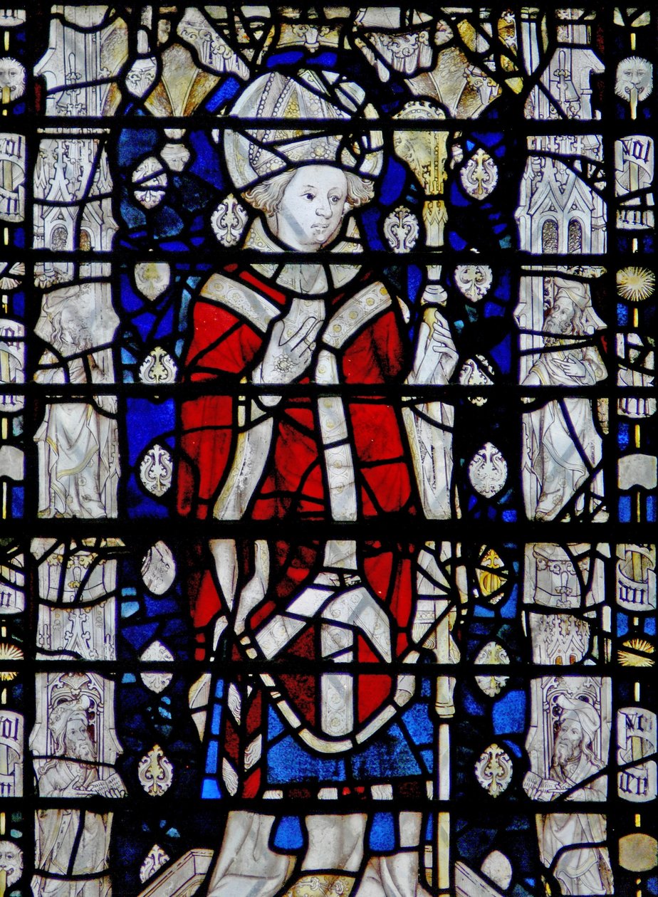 Fenêtre w6 représentant Saint Chad - English School