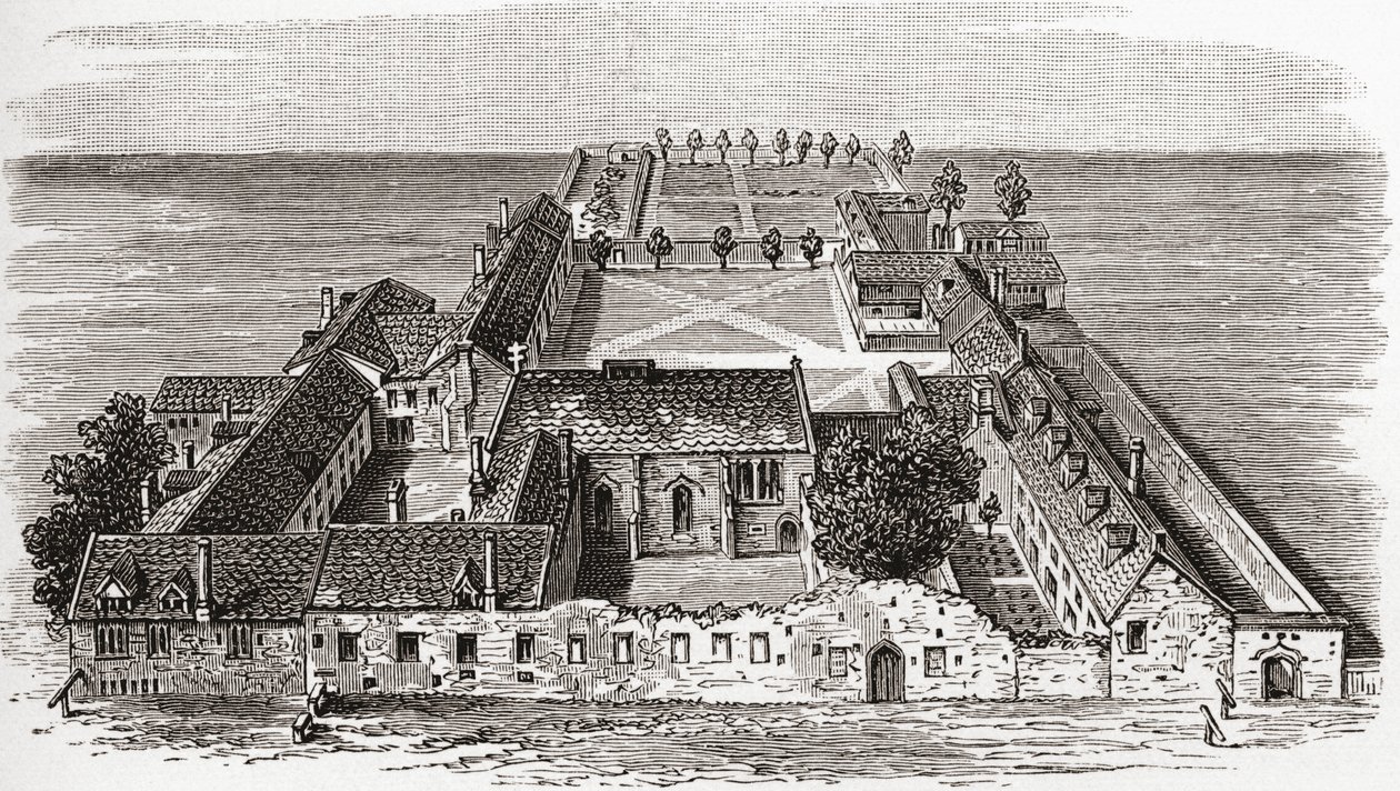 Worcester College, anciennement Gloucester Hall, Oxford vers 1673, de 