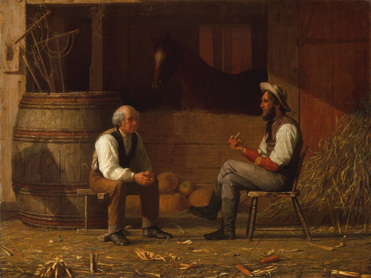 En discuter, 1872 - Enoch Wood Perry