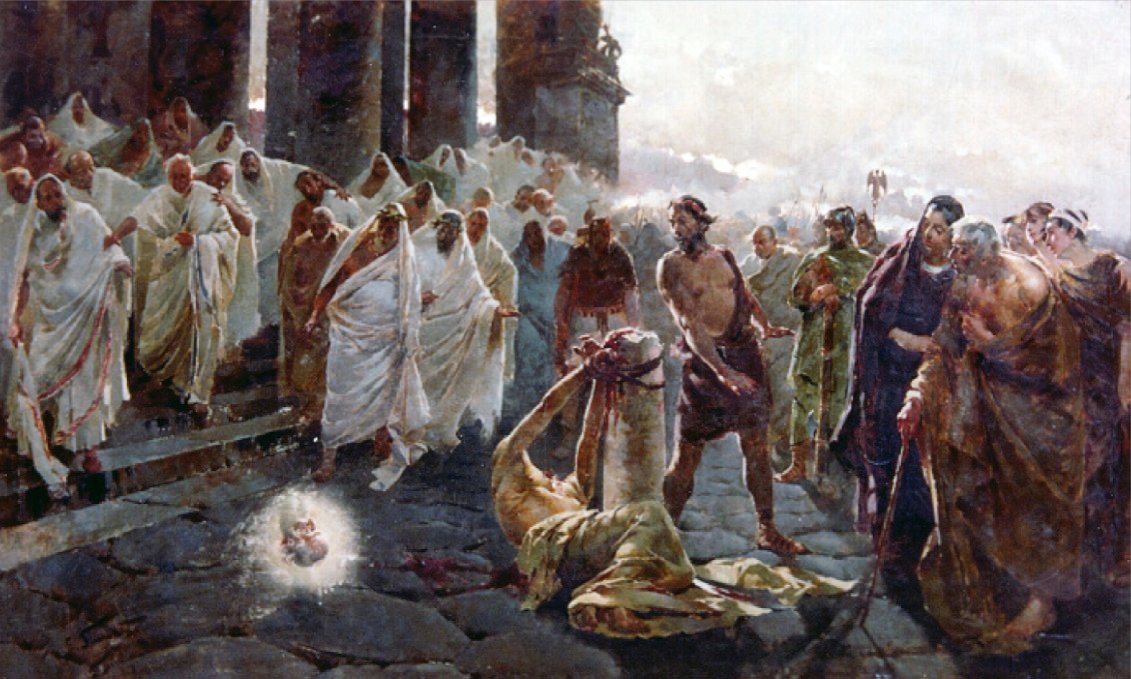Esquisse de la décapitation de Saint Paul - Enrique Simonet