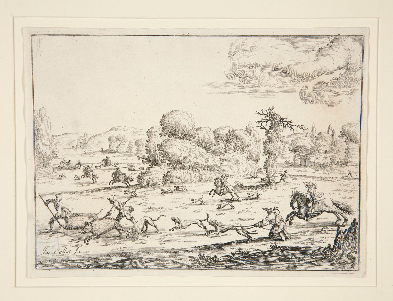 Scène de chasse : Près de la mise à mort (d