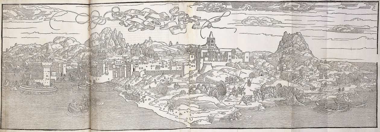 Vue panoramique de Candie - Erhard Reuwich