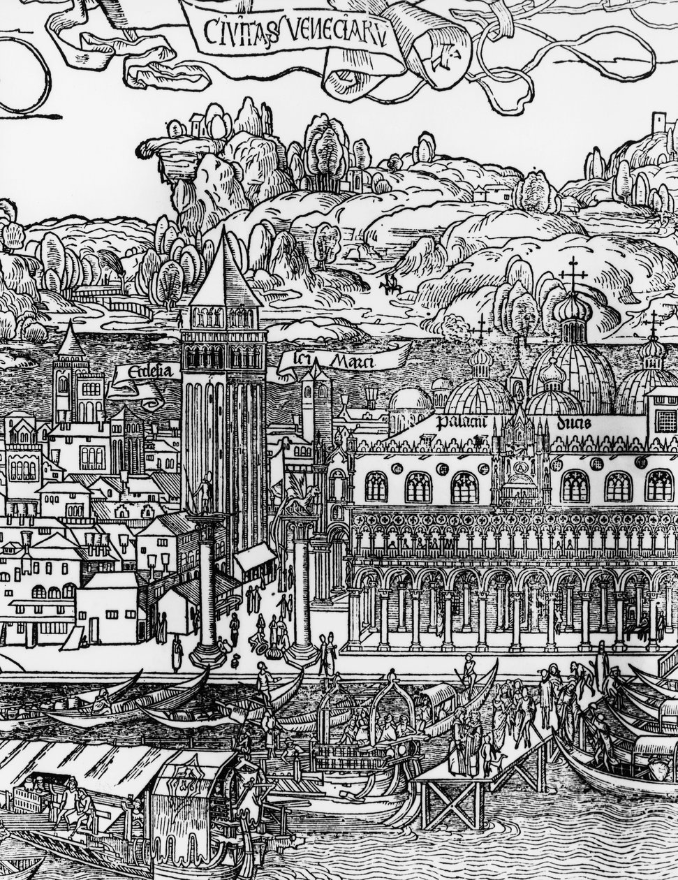 Venise, gravure sur bois par Erhard Reuwich - Erhard Reuwich