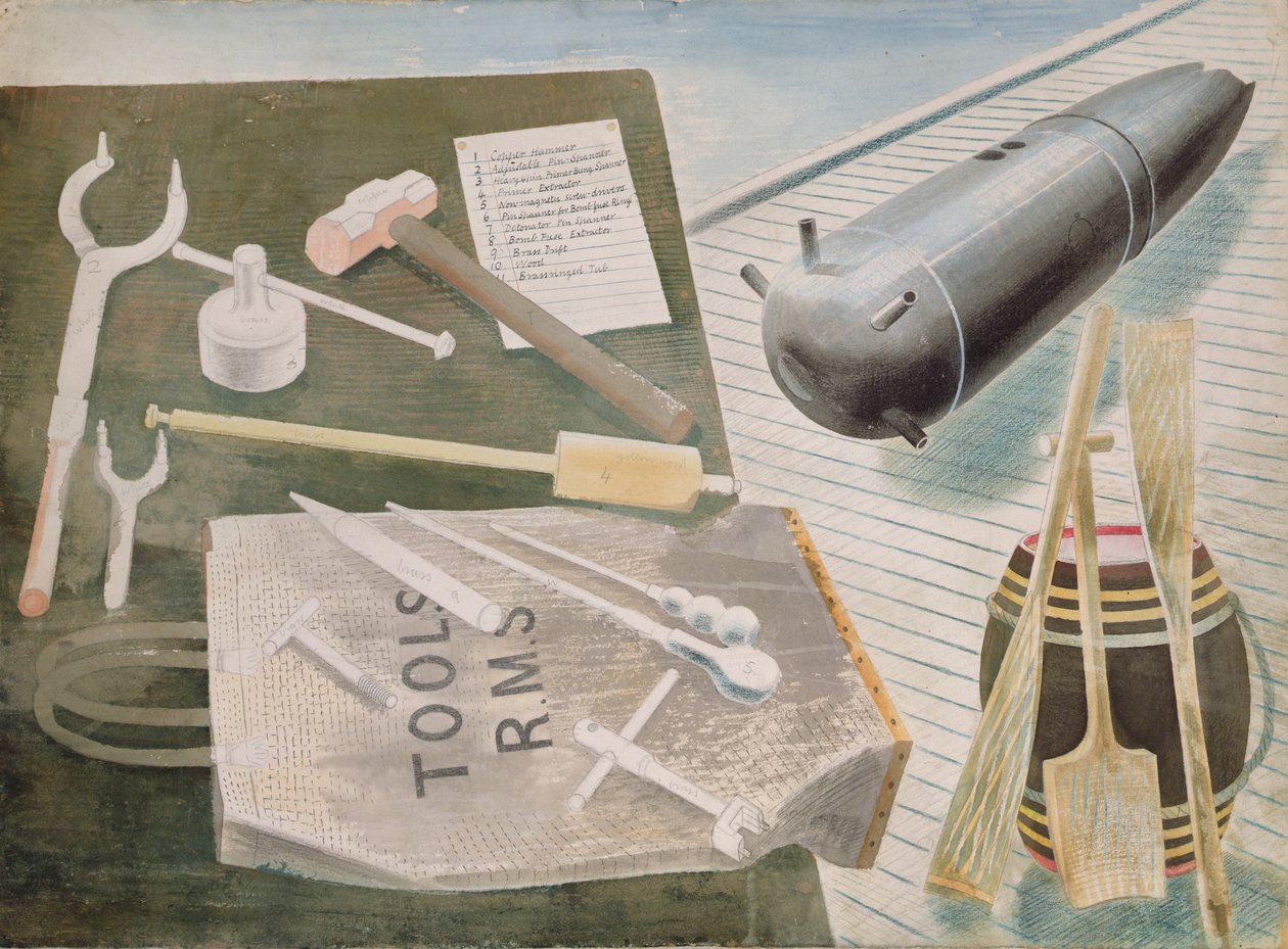 Kit de déminage, c.1940 - Eric Ravilious