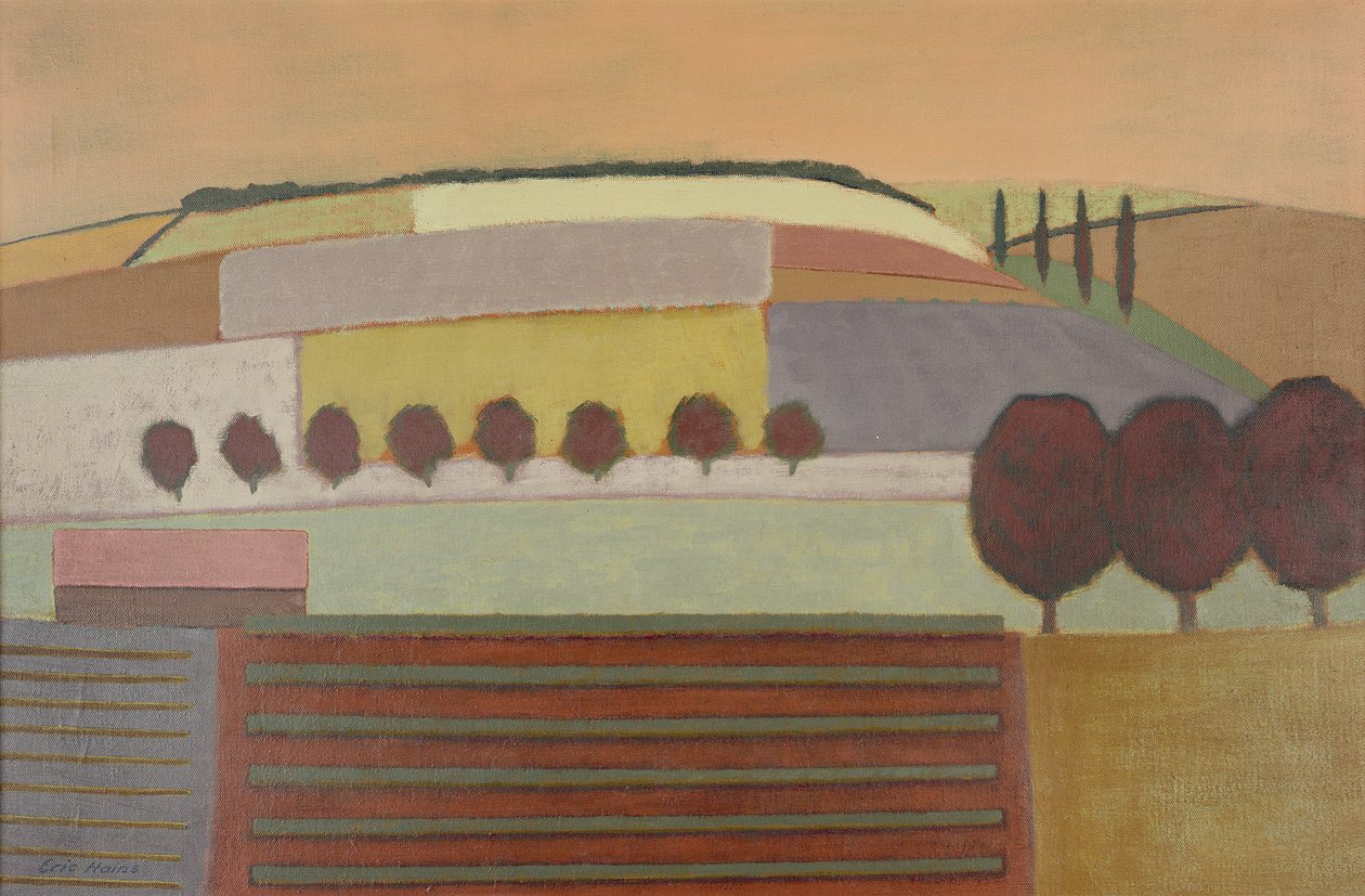 Paysage de Roussillon - Eric Contemporary Artist Hains