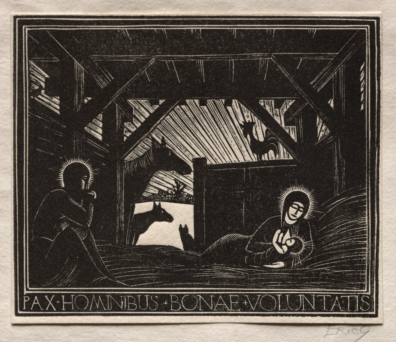 Cadeaux de Noël: Aube - Eric Gill