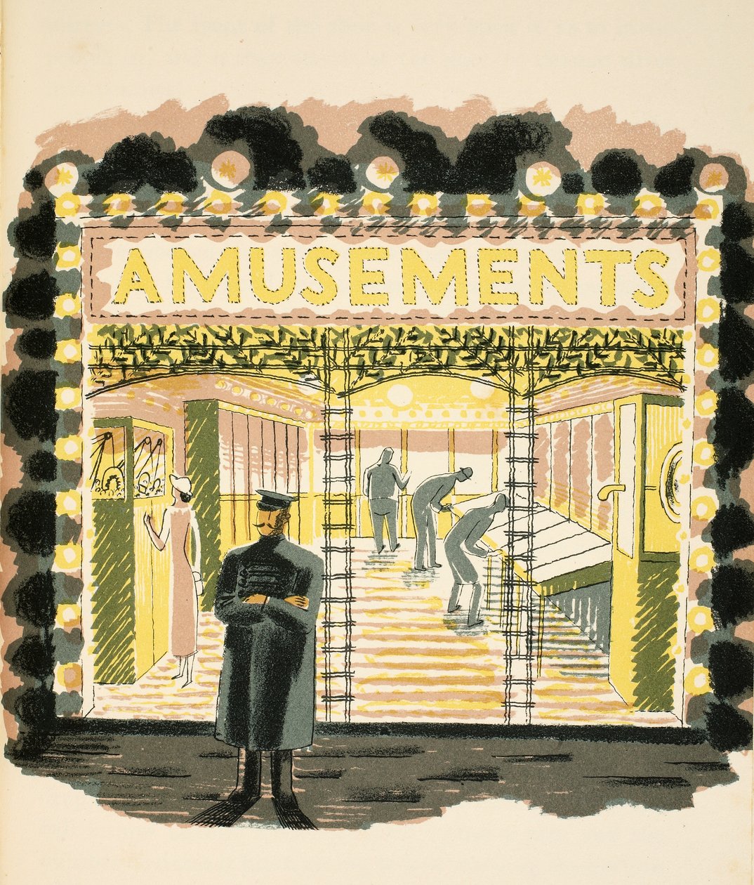 Salle de jeux, illustration de 