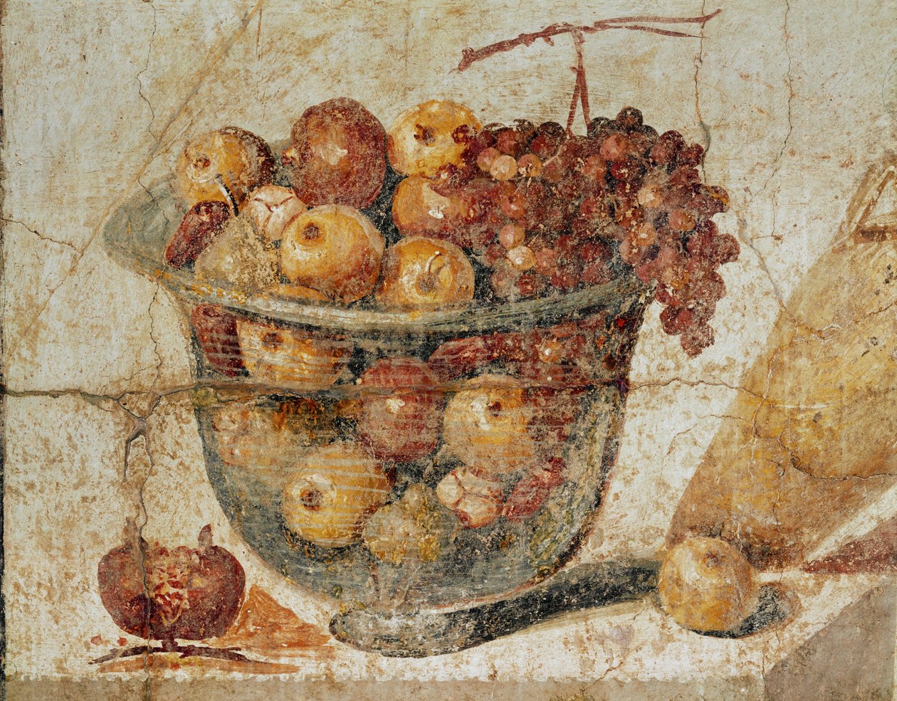 Coupe en verre avec fruits - Erich Lessing