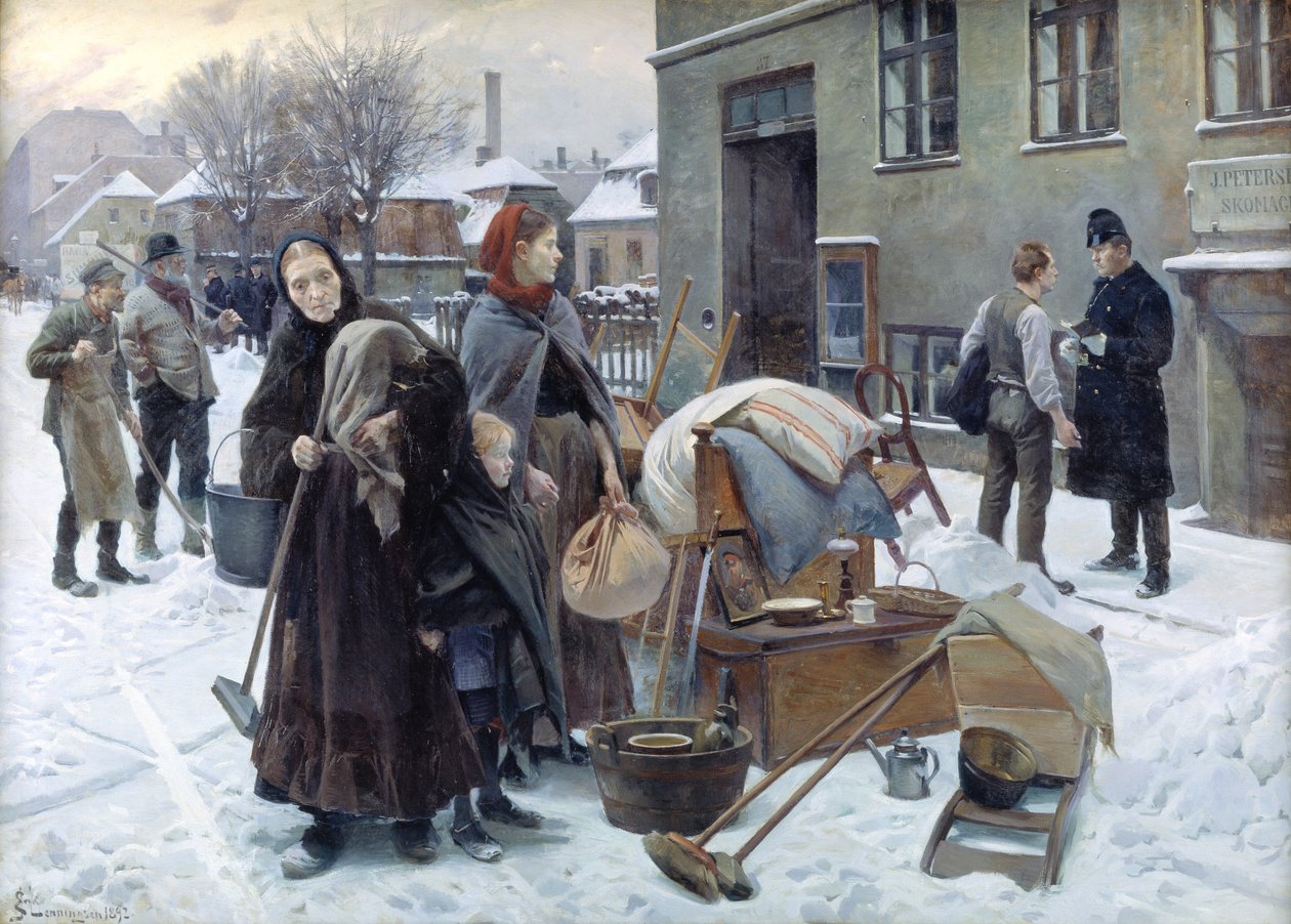 Locataires expulsés - Erik Henningsen