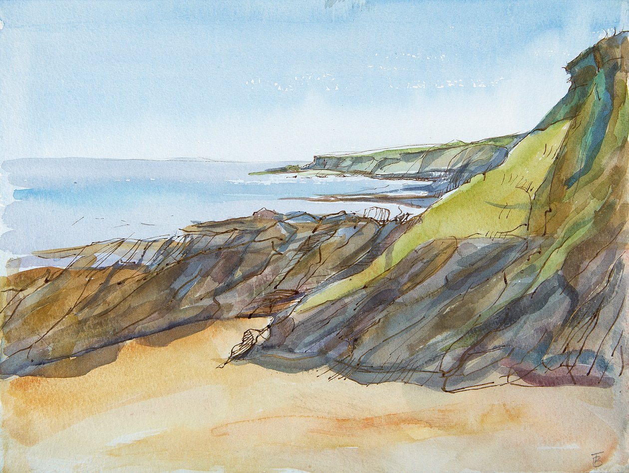 Plage rocheuse sur le Roseland - Erin Townsend