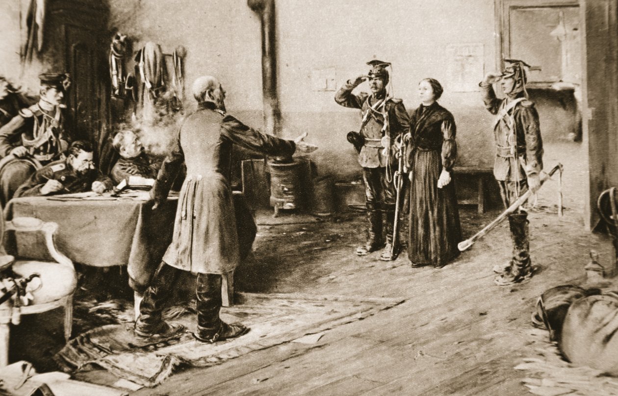 Juliette Dodu est graciée pour son grand courage par le prince Frédéric Charles de Prusse en 1870, de 