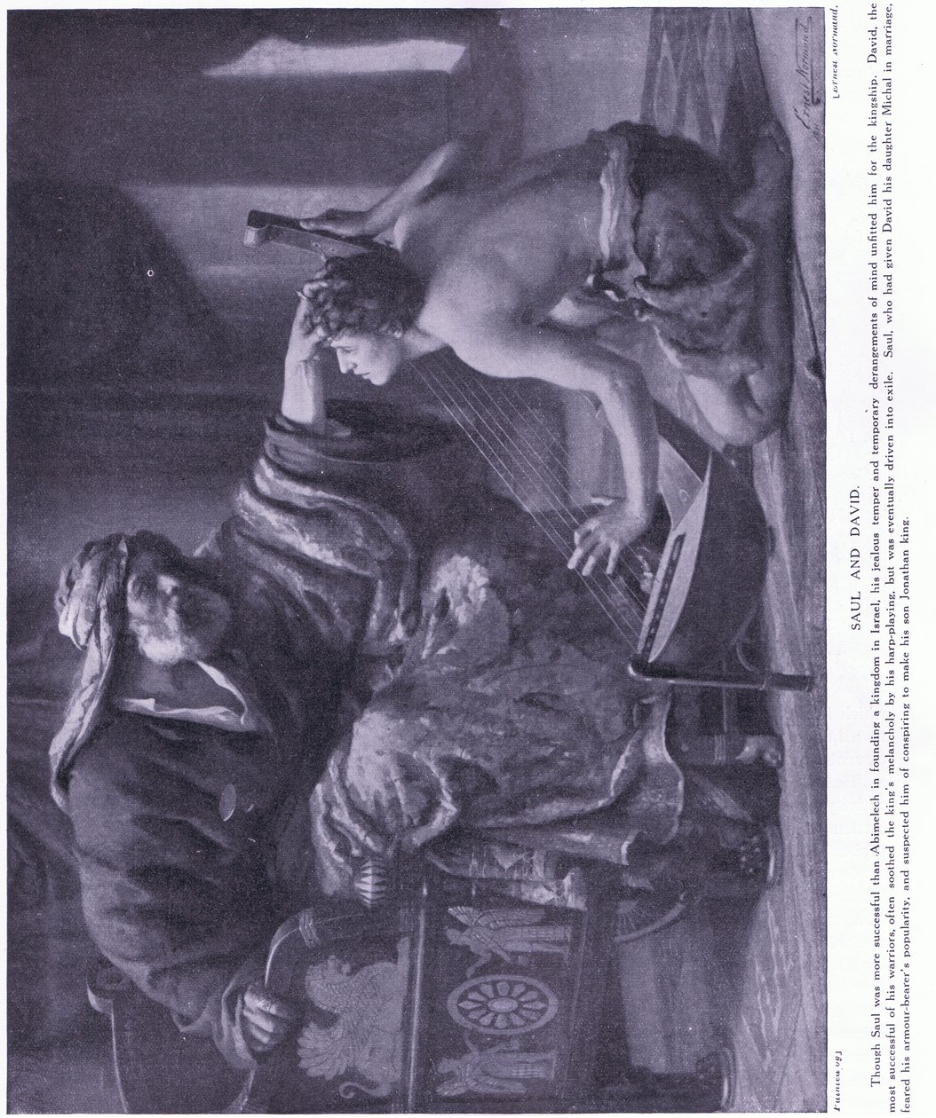 Saul et David - Ernest Normand