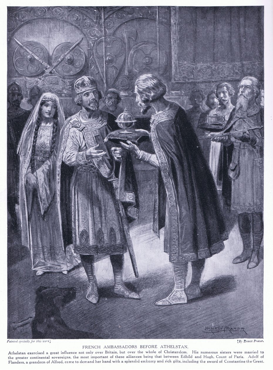 Ambassadeurs français devant Athelstan, années 1920 - Ernest Prater