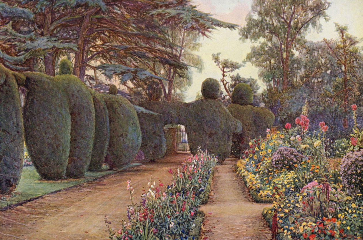 "Après-midi de septembre", Campsea Ashe, Suffolk (lithographie couleur) - Ernest Arthur Rowe