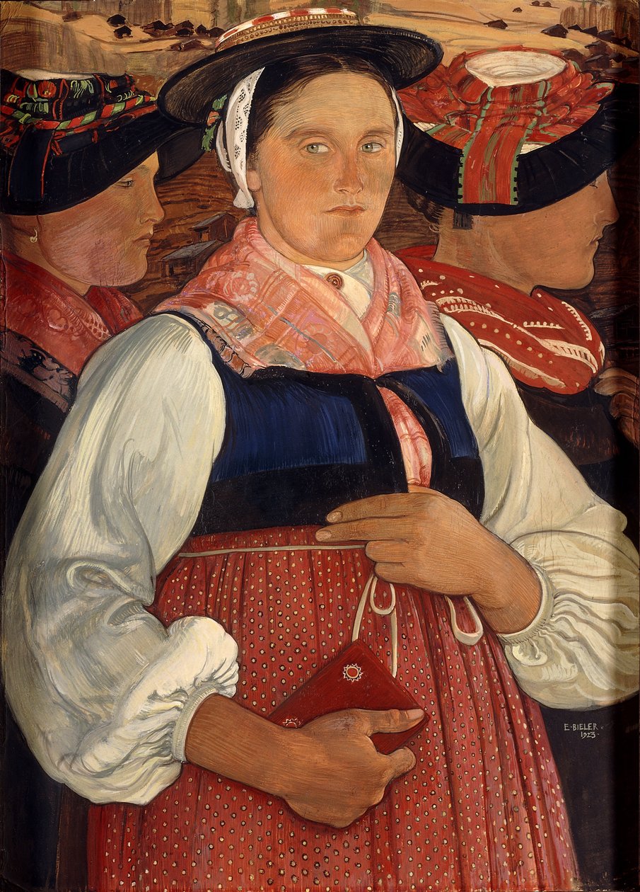 Trois Valaisannes - Ernest Bieler