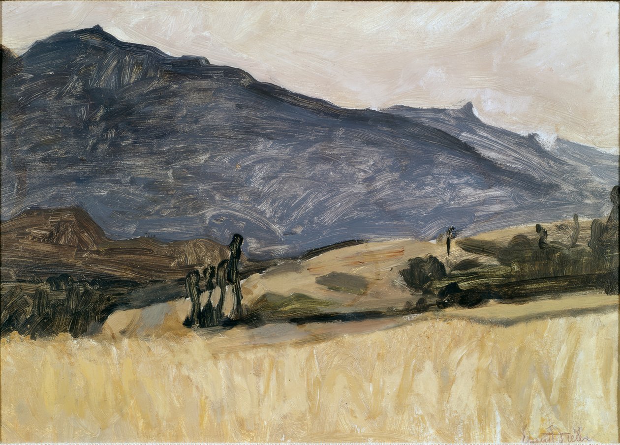 Paysage valaisan - Ernest Bieler