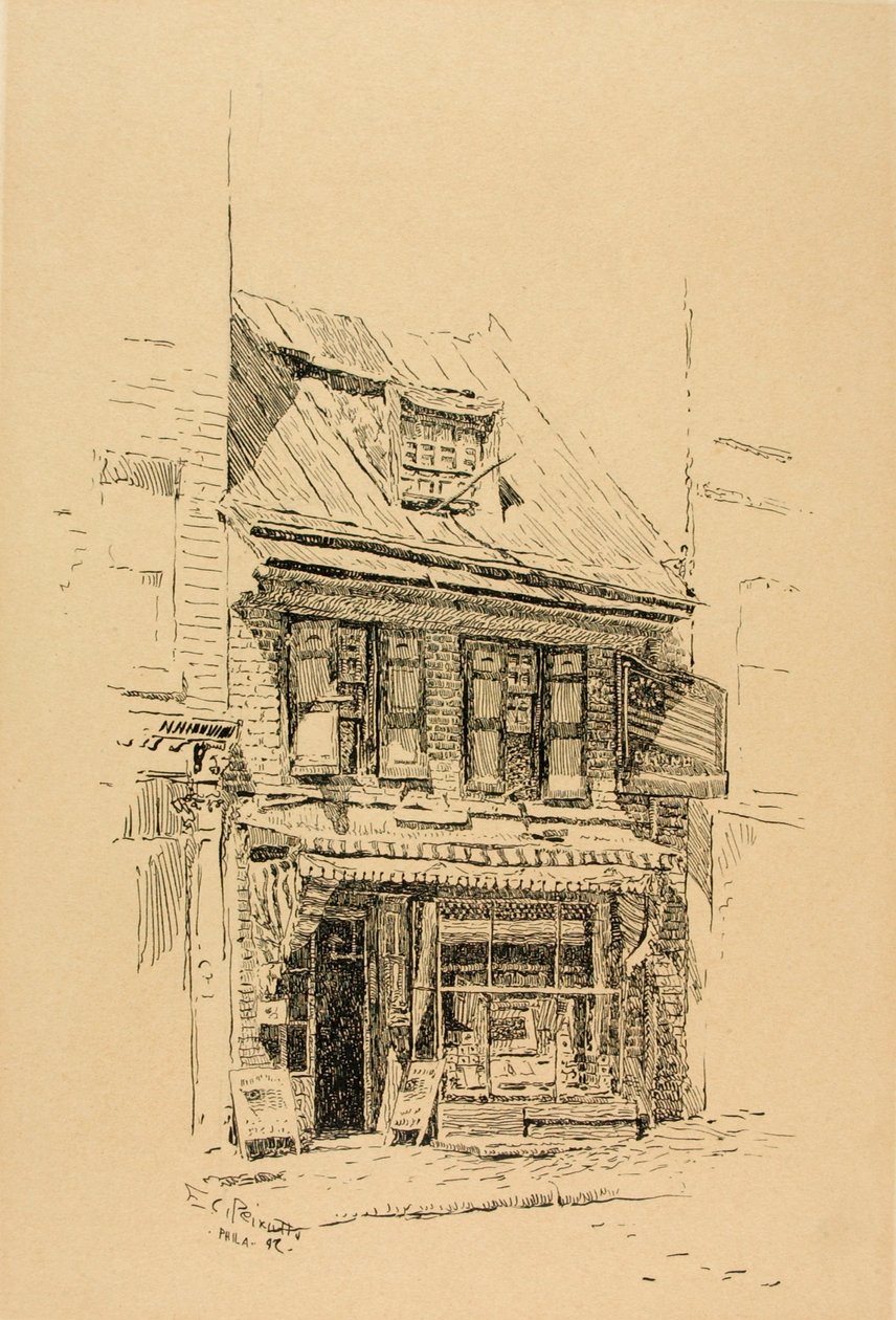 Maison où a été fabriqué le premier drapeau américain - Ernest C. Peixotto