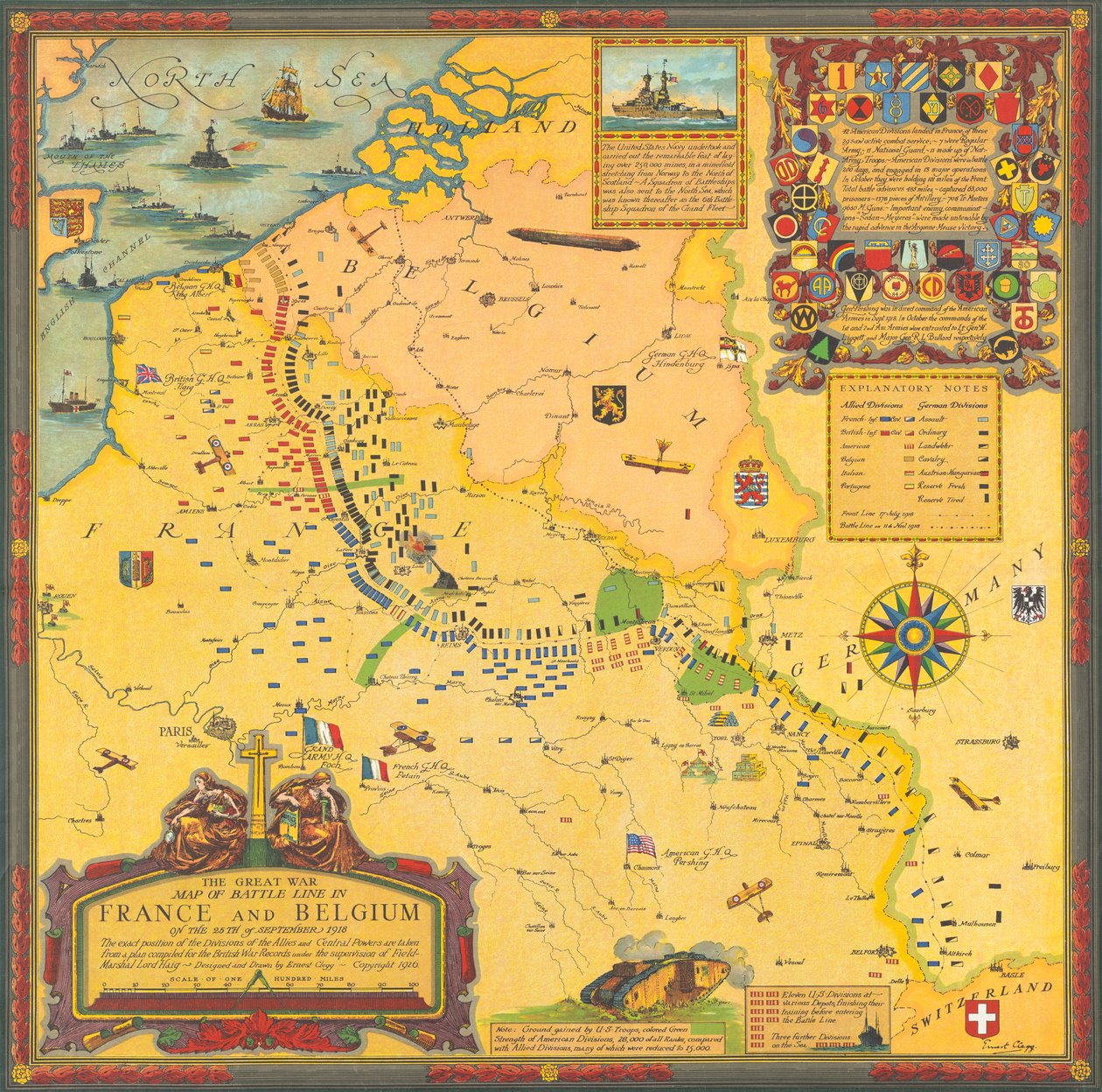 Front occidental, Première Guerre mondiale, 25 septembre - Ernest Clegg