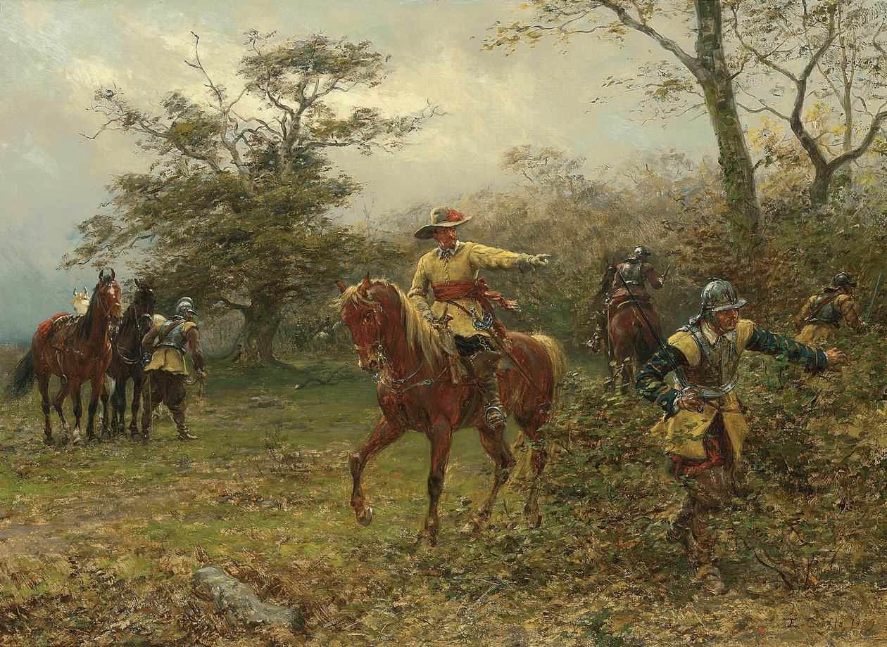 Le Chêne de Boscobel, 1889 - Ernest Crofts