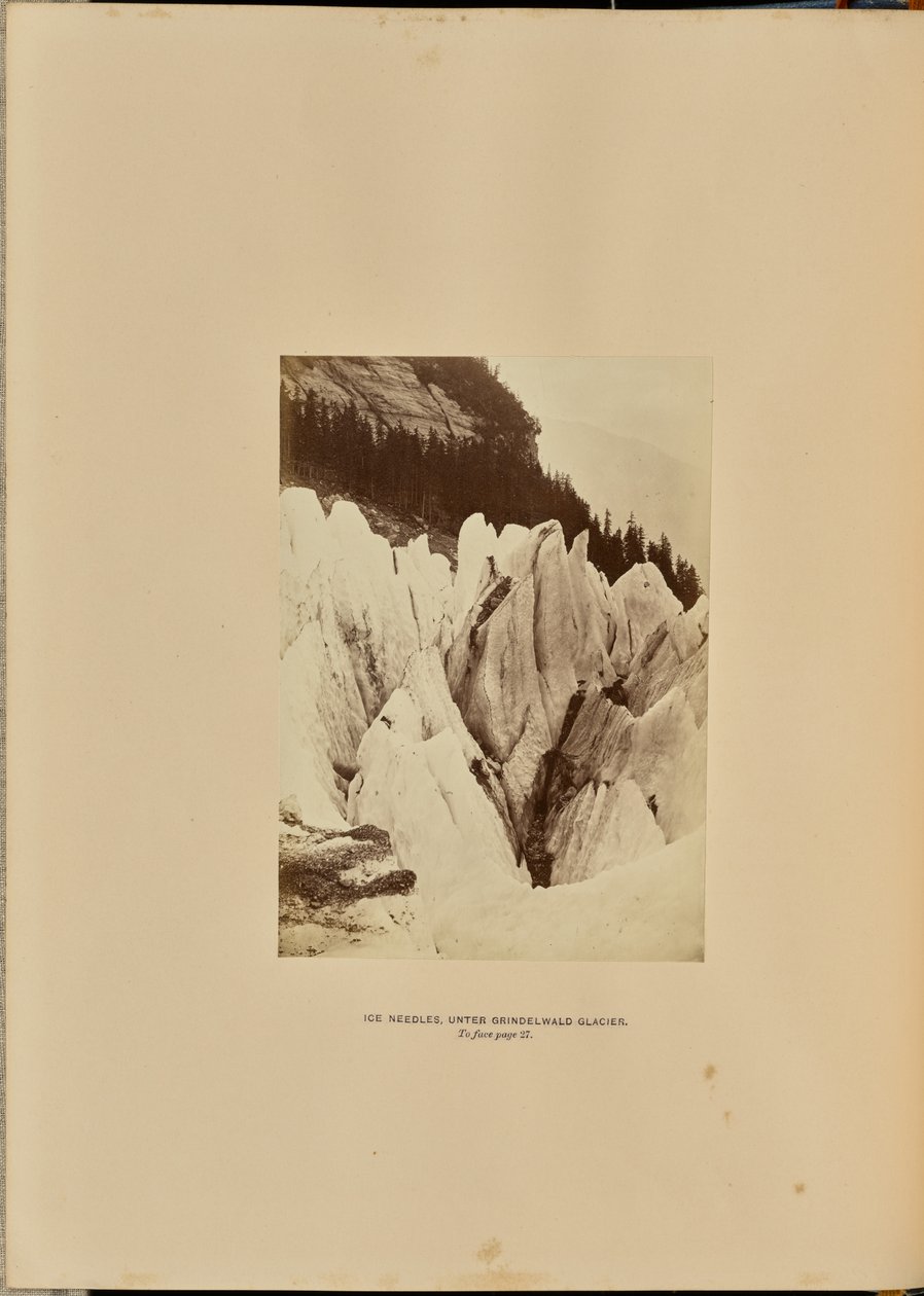 Ice-Needles - Sous le glacier de Grindelwald - Ernest H. Edwards