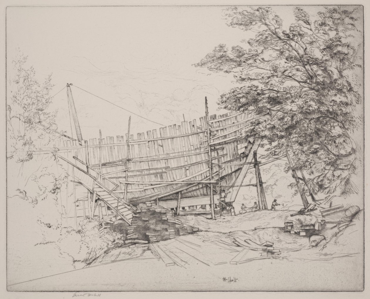 Construction navale - Ernest Haskell