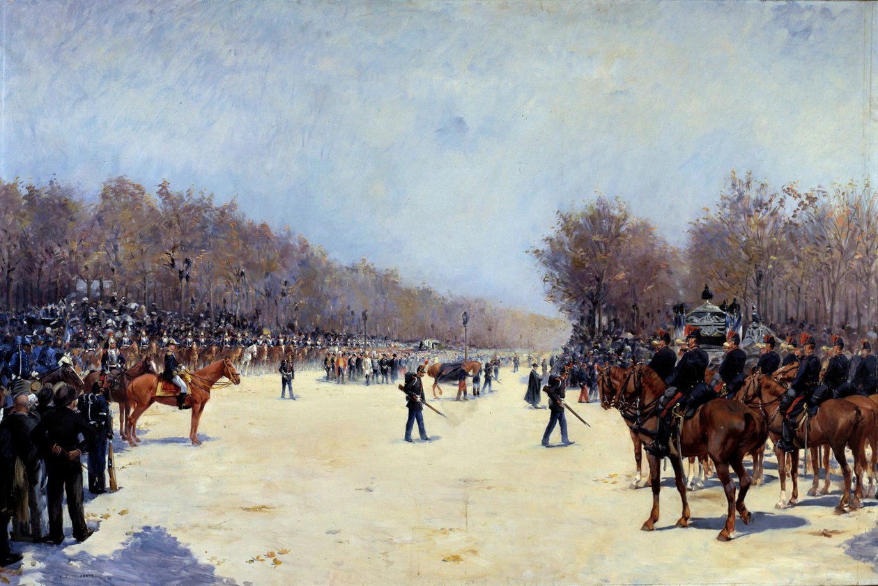 Les funérailles du président français Mac Mahon 22/10/1893 - Ernest Jean Delahaye