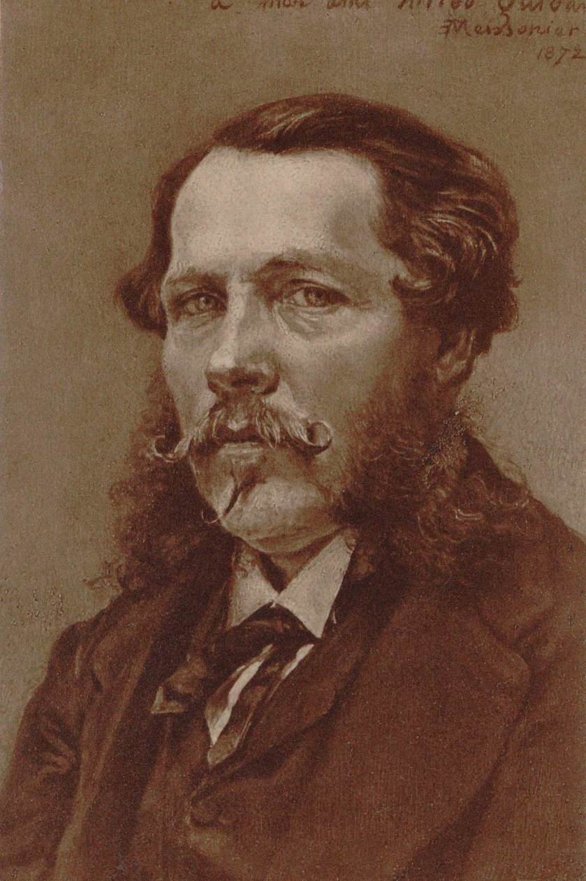Portrait du pianiste et compositeur Alfred Quidant 1815-1893, 1872 - Jean Louis Ernest Meissonier