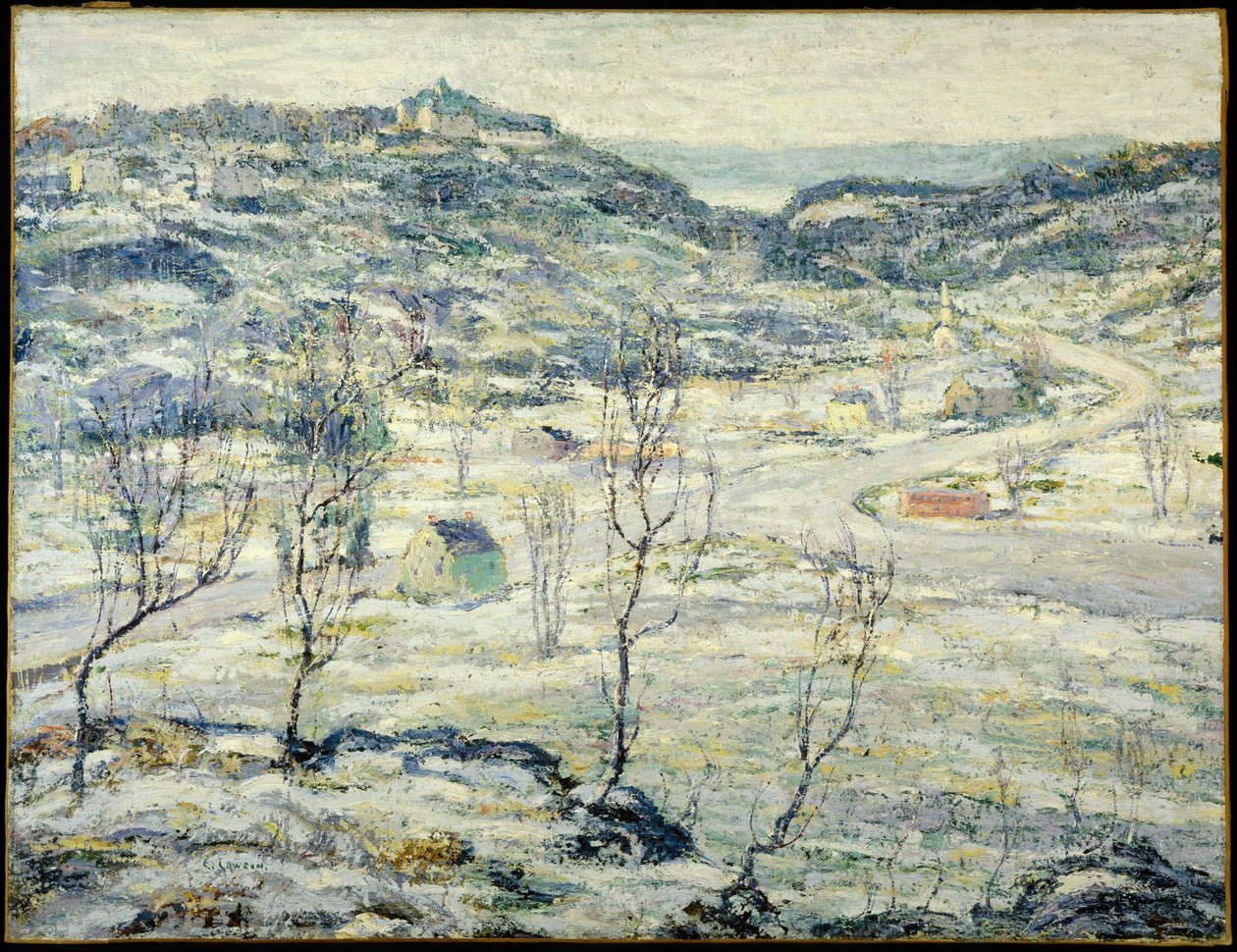 Vallée de Harlem, Hiver - Ernest Lawson