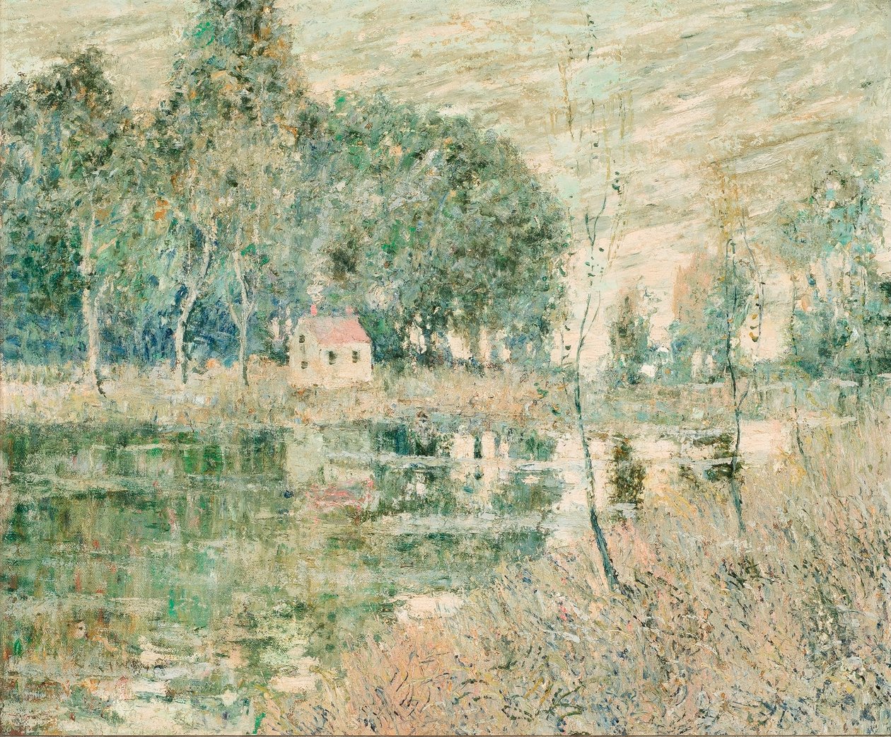Paysage fluvial - Ernest Lawson