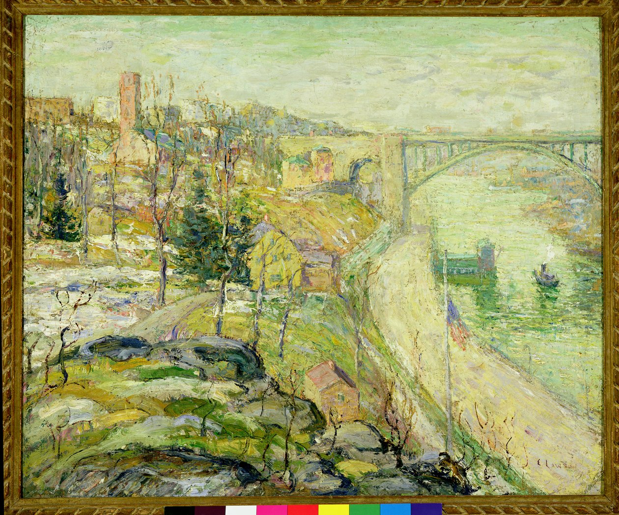 Pont de Washington, New York, c.1915-25 - Ernest Lawson